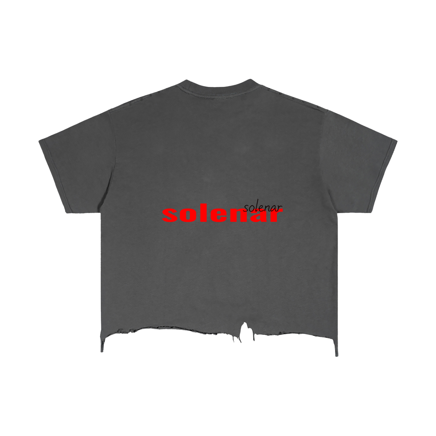 Hidden Distressed Hem T-Shirt
