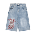 Men’s Vintage Wide Leg Denim Shorts