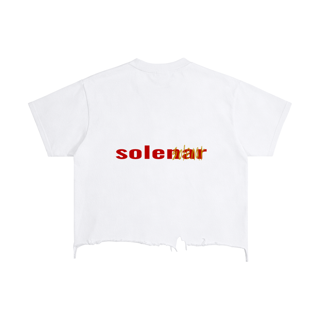 "I see you" Distressed Hem T-Shirt