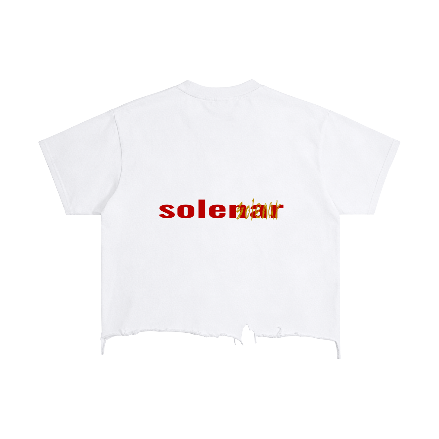 "I see you" Distressed Hem T-Shirt