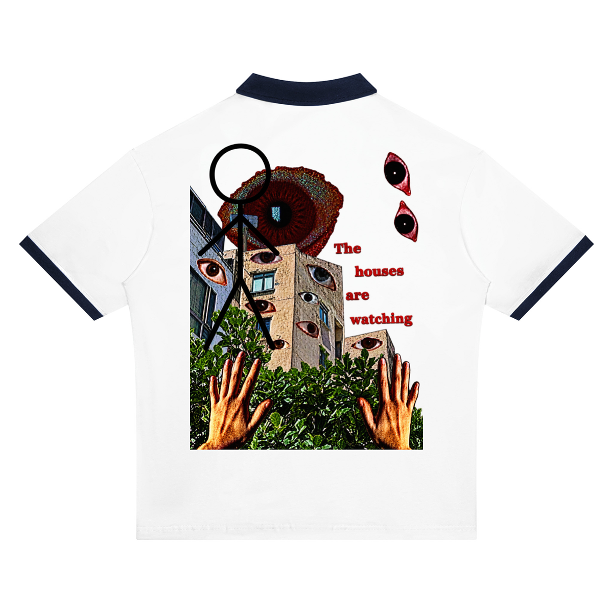 hello there Block Polo Shirt
