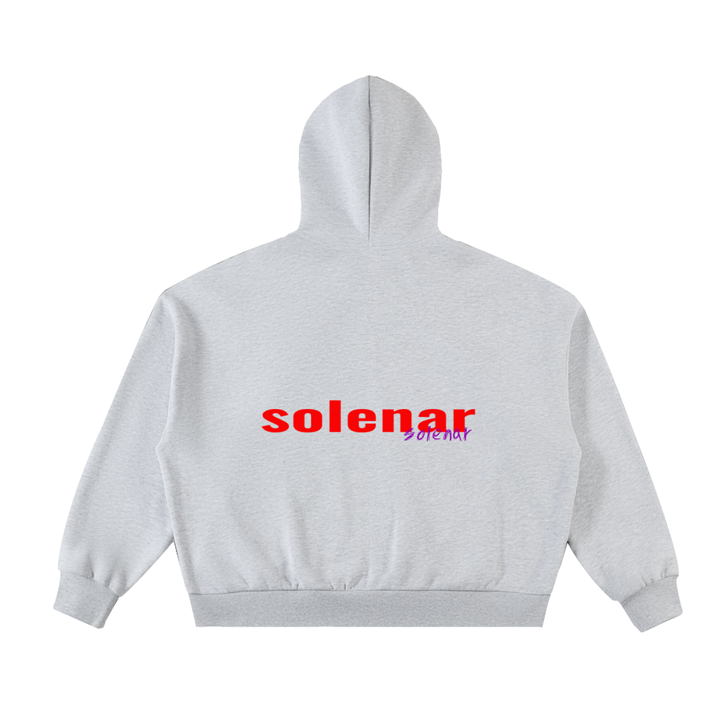 Ankh Fleeced Full-Zip Boxy Hoodie