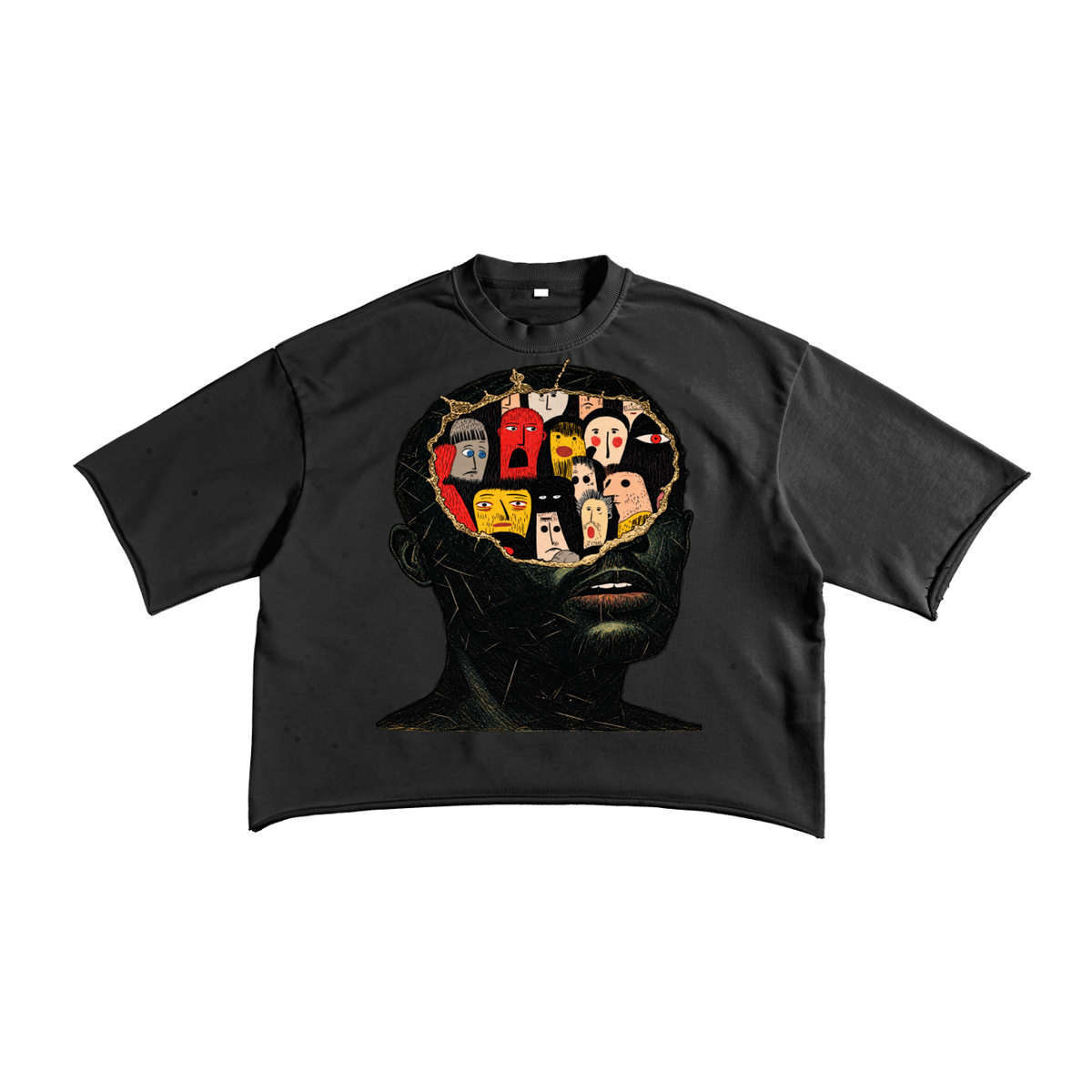 a lot of minds Raw Edge T-Shirt