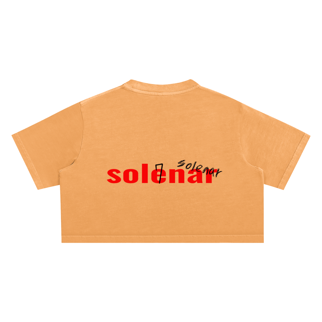 Woman's Snow Washed Crop Top
