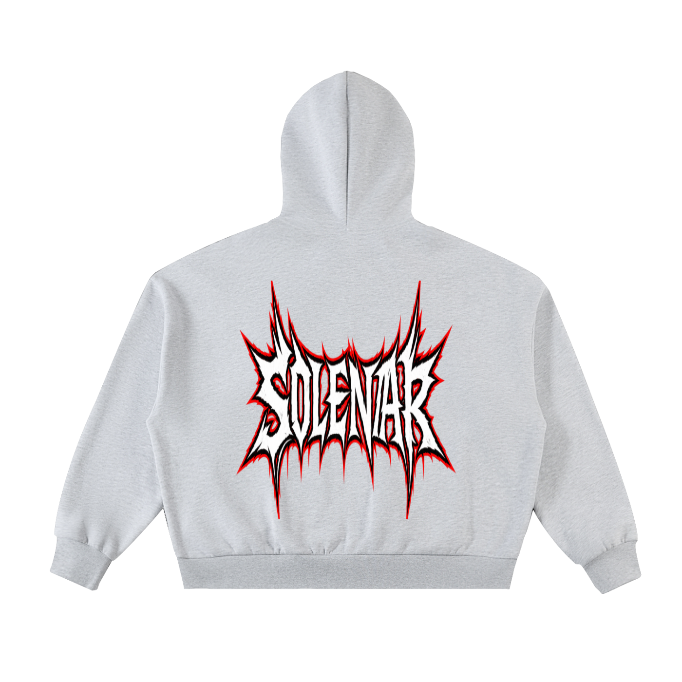 7 Fleeced Full-Zip Boxy Hoodie
