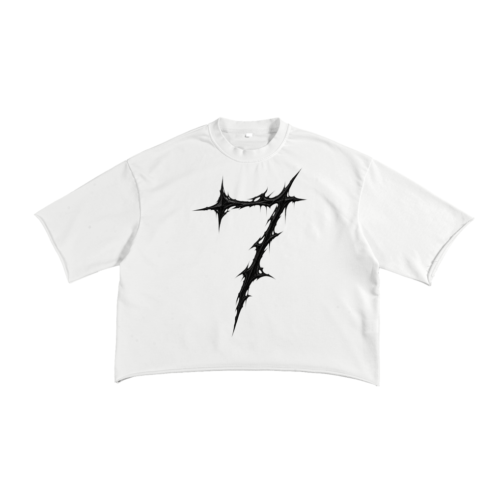 7 French Terry Raw Edge T-Shirt
