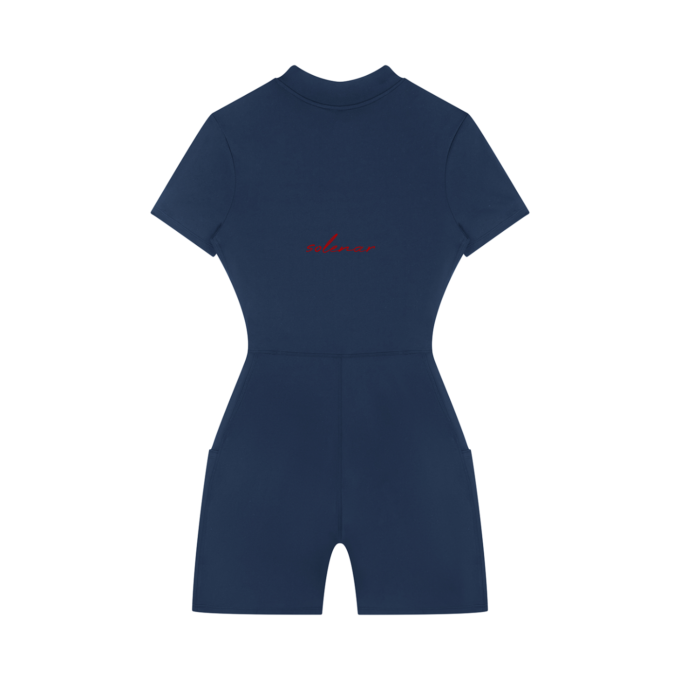 Women's Quarter-Zip Short Sleeve Romper