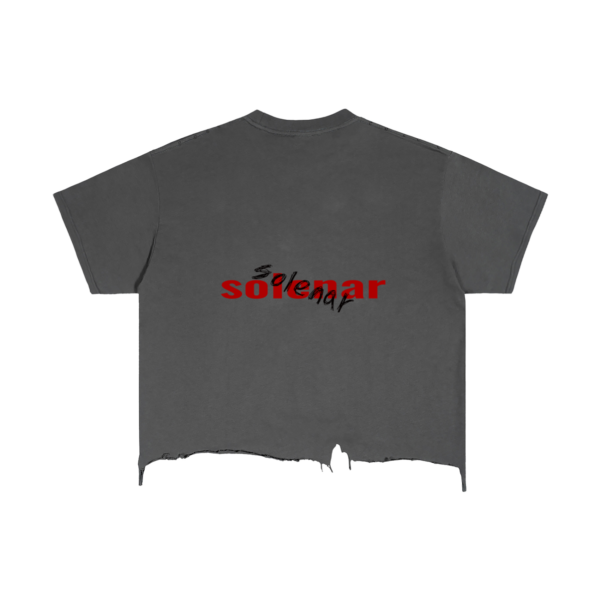 I AM Fire Distressed Hem T-Shirt