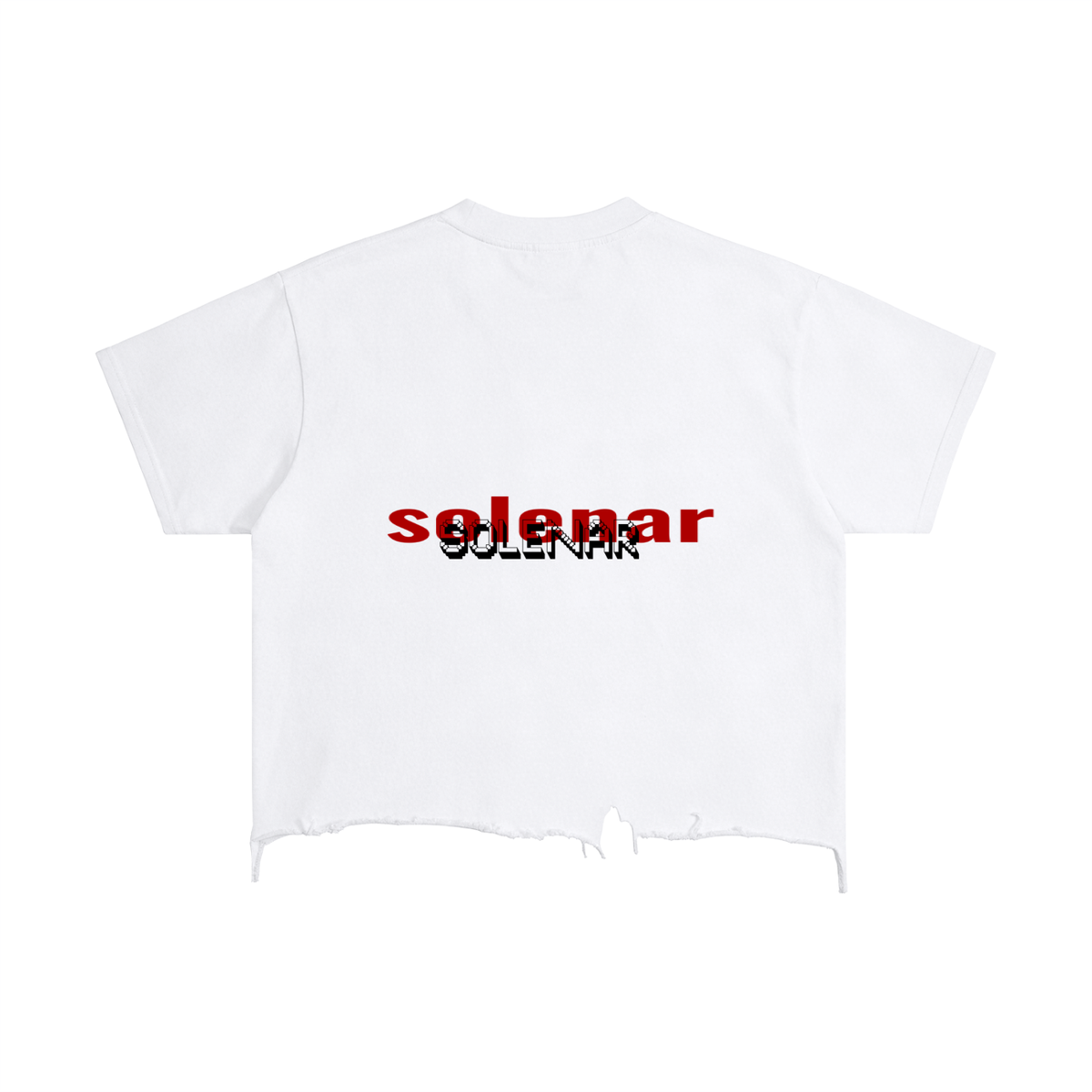Melted Star Distressed Hem T-Shirt