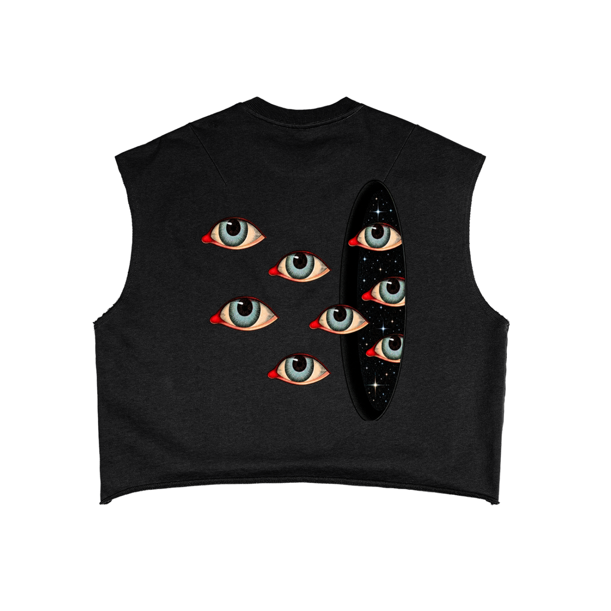to many eyes boxy tank top