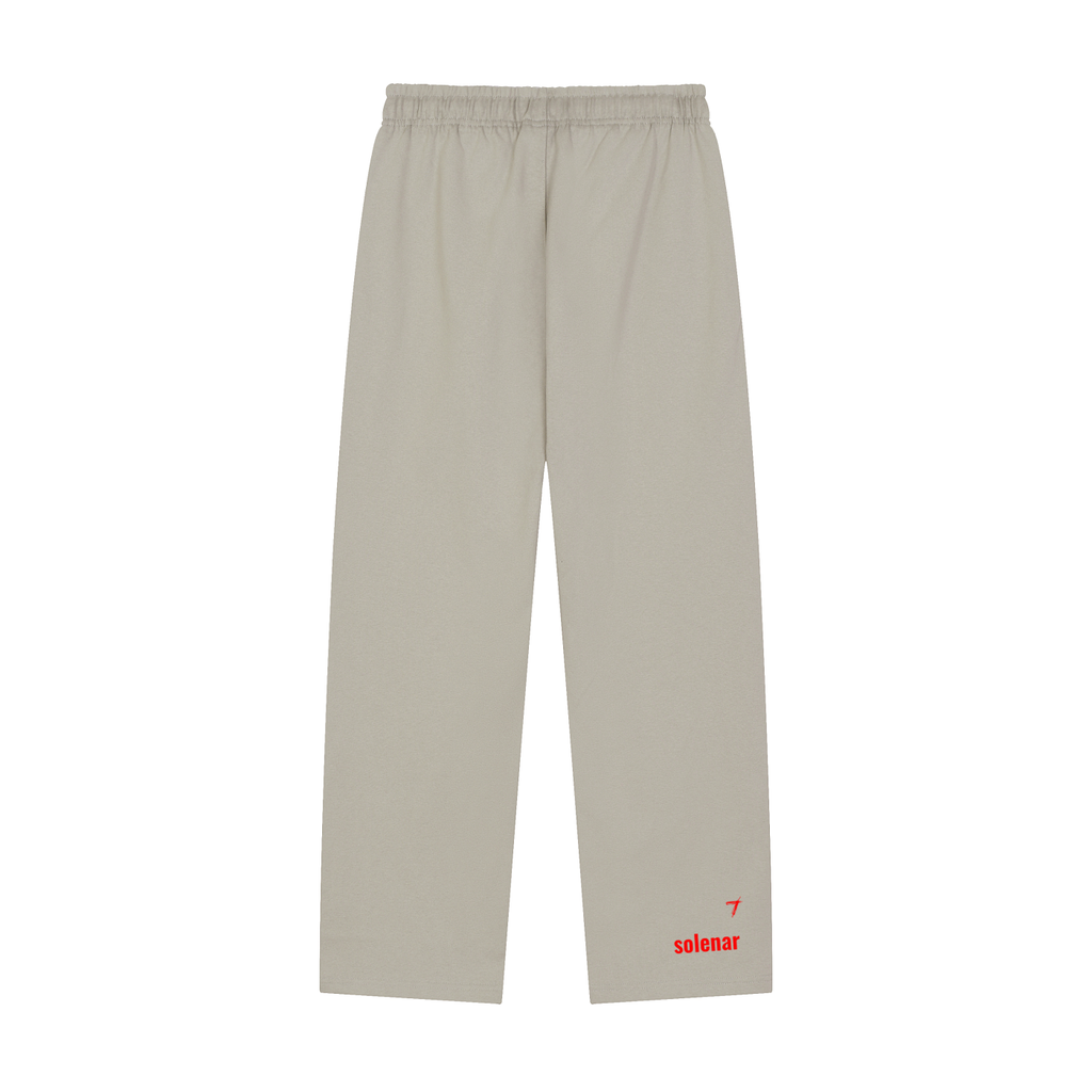Ankh Solid Color Straight-Leg Sweatpants
