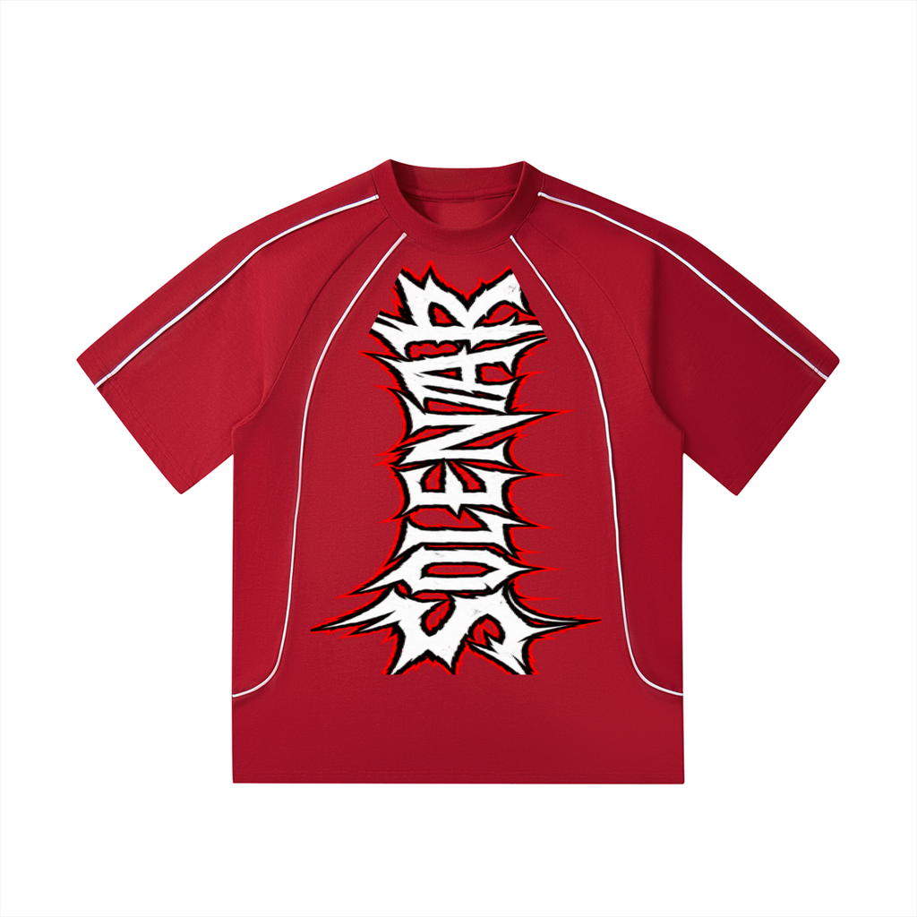 Contrast Stitch Raglan T-Shirt