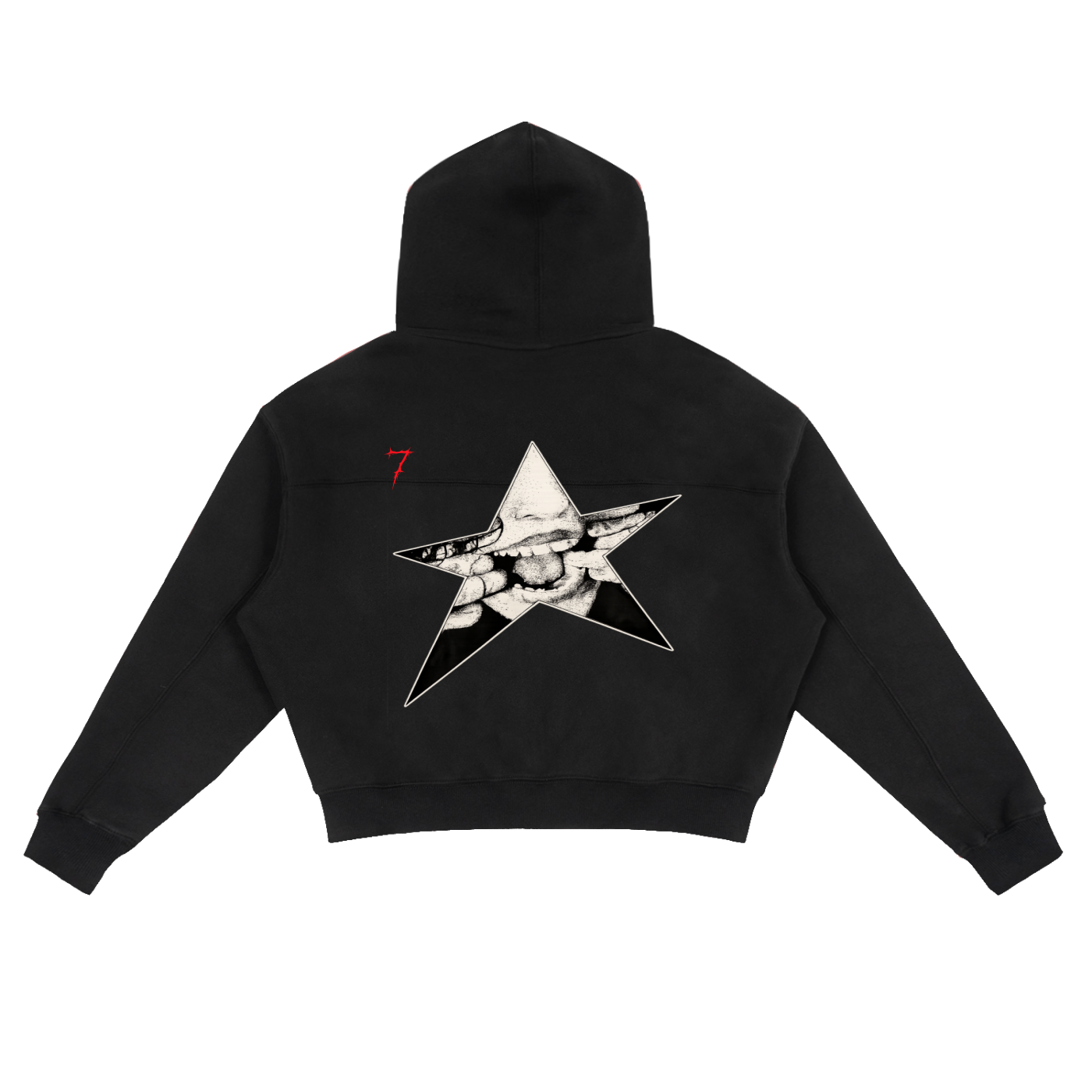 Fleece Zip-Up Boxy Hoodie
