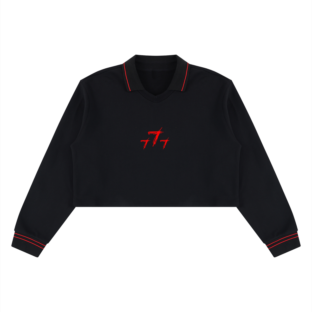 Women’s Crop Collared Sweatshirt