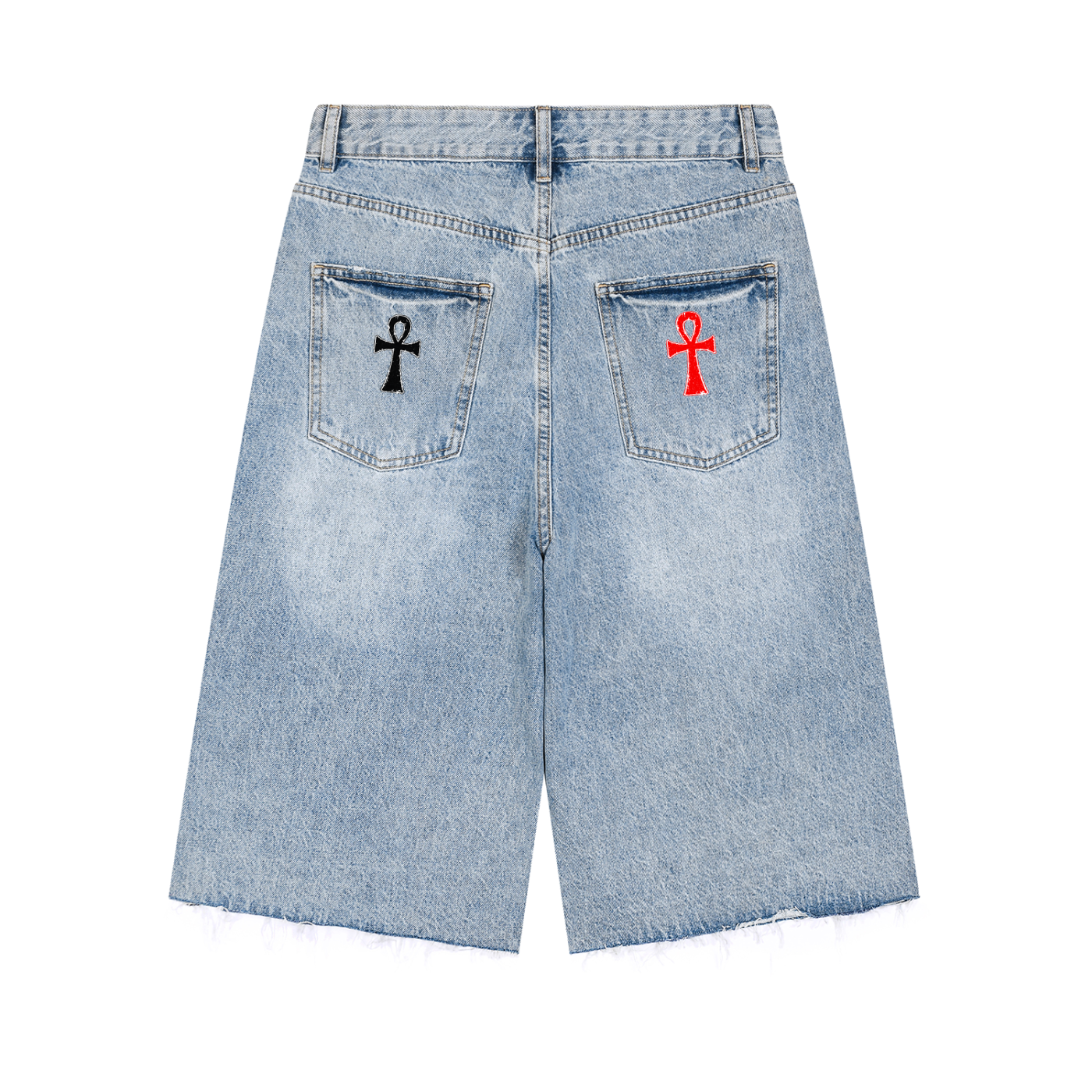 Men’s Vintage Wide Leg Denim Shorts