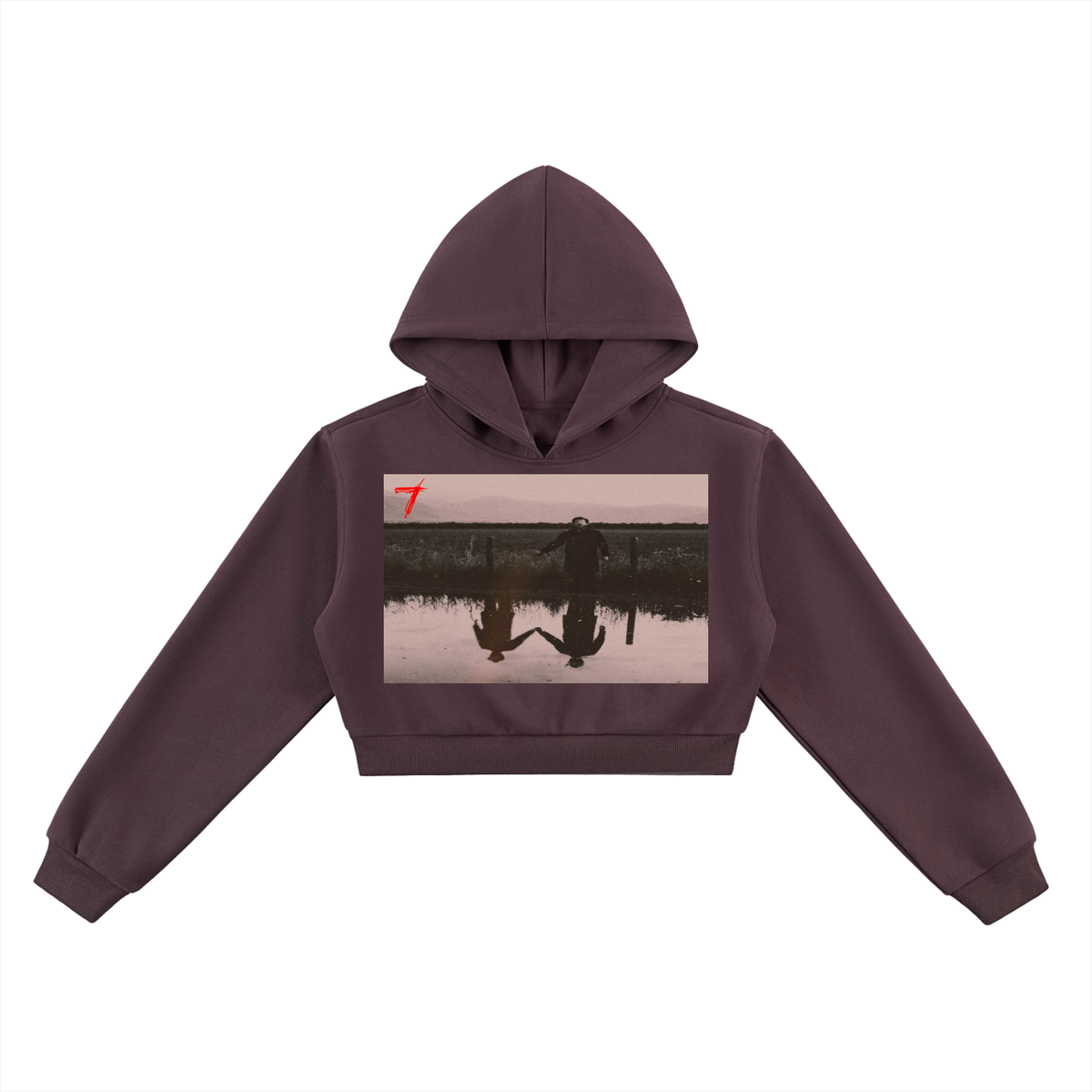 Woman Essential Cropped Hoodie