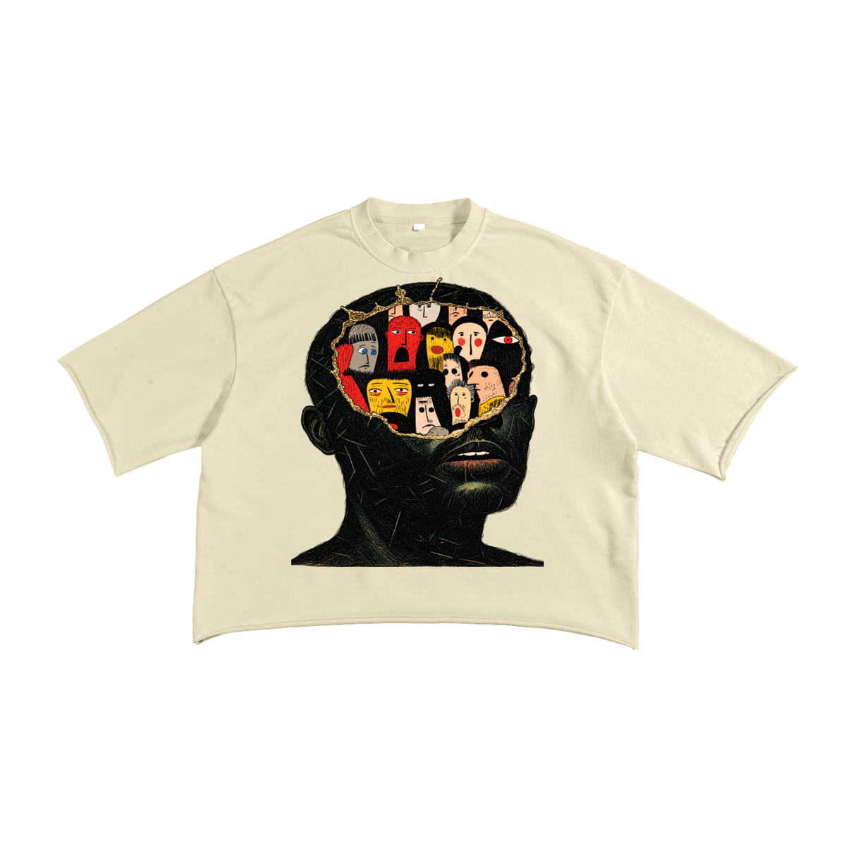 a lot of minds Raw Edge T-Shirt