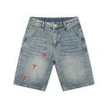Men's Vintage Wash Denim Shorts