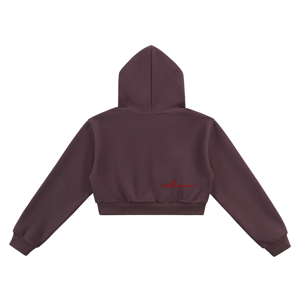 Woman Essential Cropped Hoodie