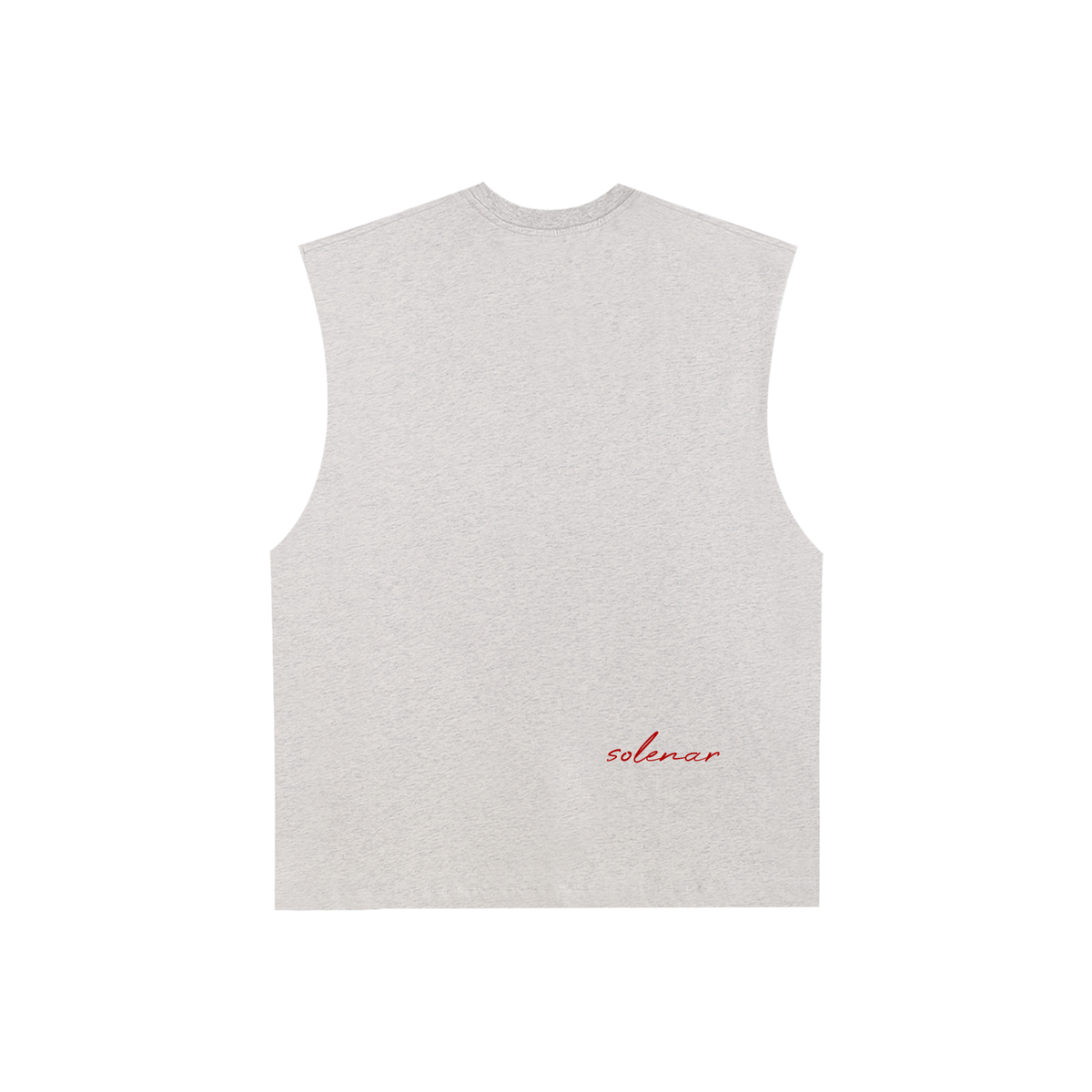 Raw Edge Cotton Tank Top
