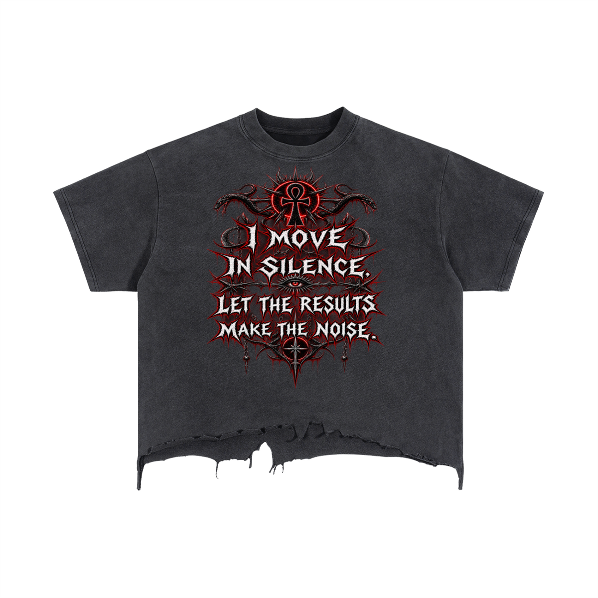 Stoic Vintage Wash Boxy Distressed Hem T-Shirt