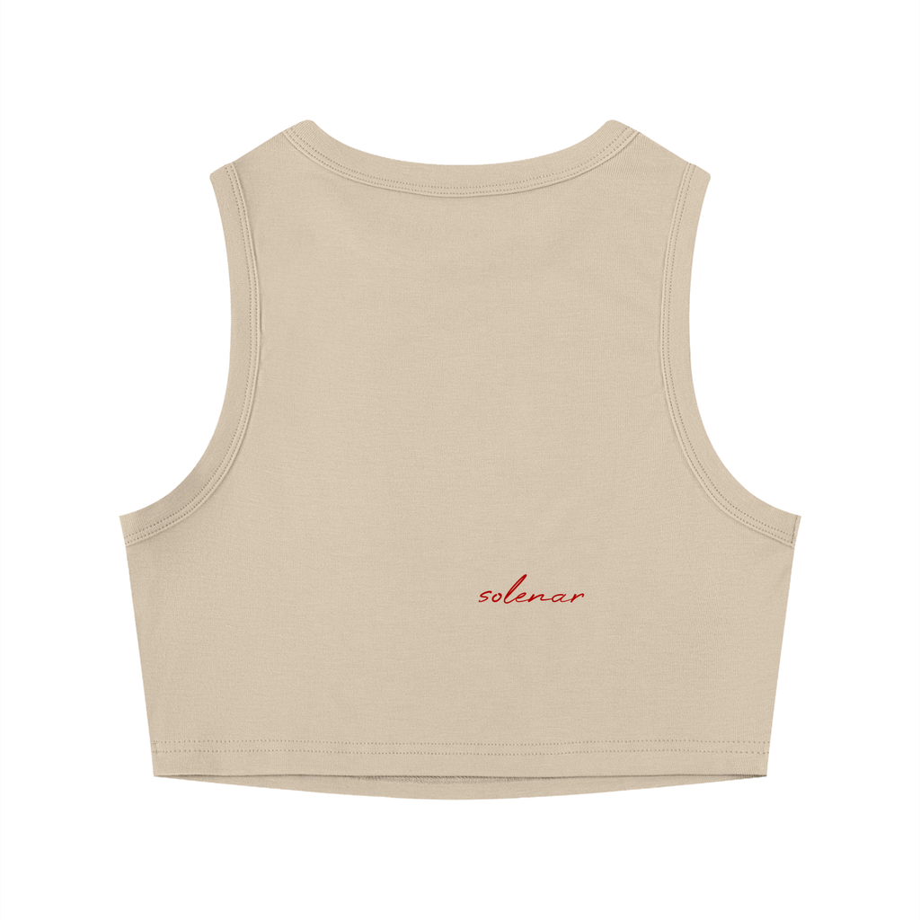 Women's Tight Crewneck Crop Tank Top