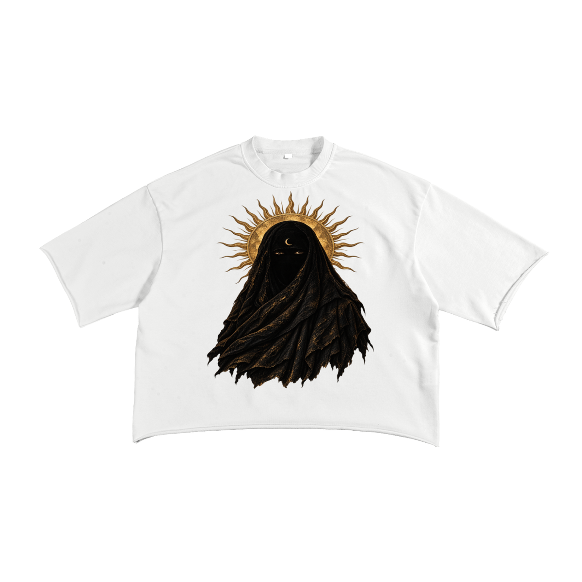 French Terry Raw Edge T-Shirt