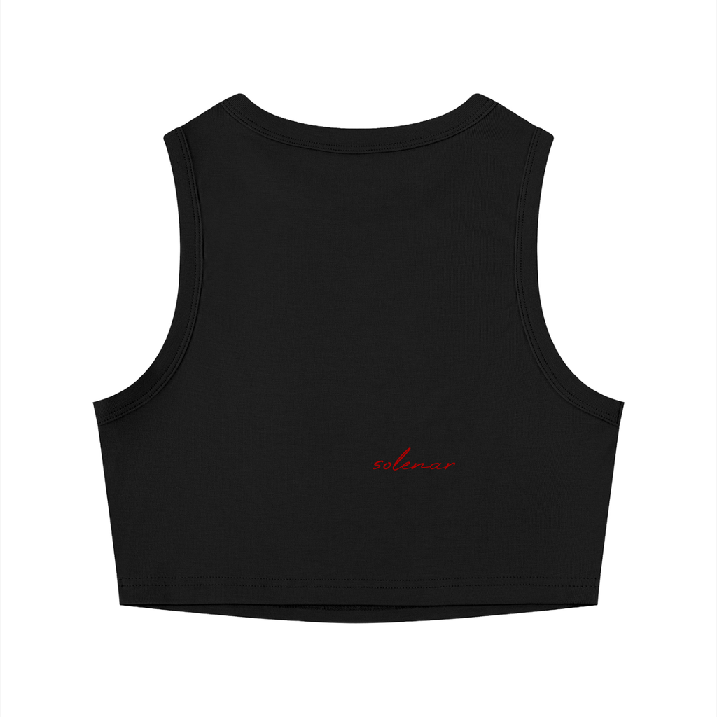 Women's Tight Crewneck Crop Tank Top