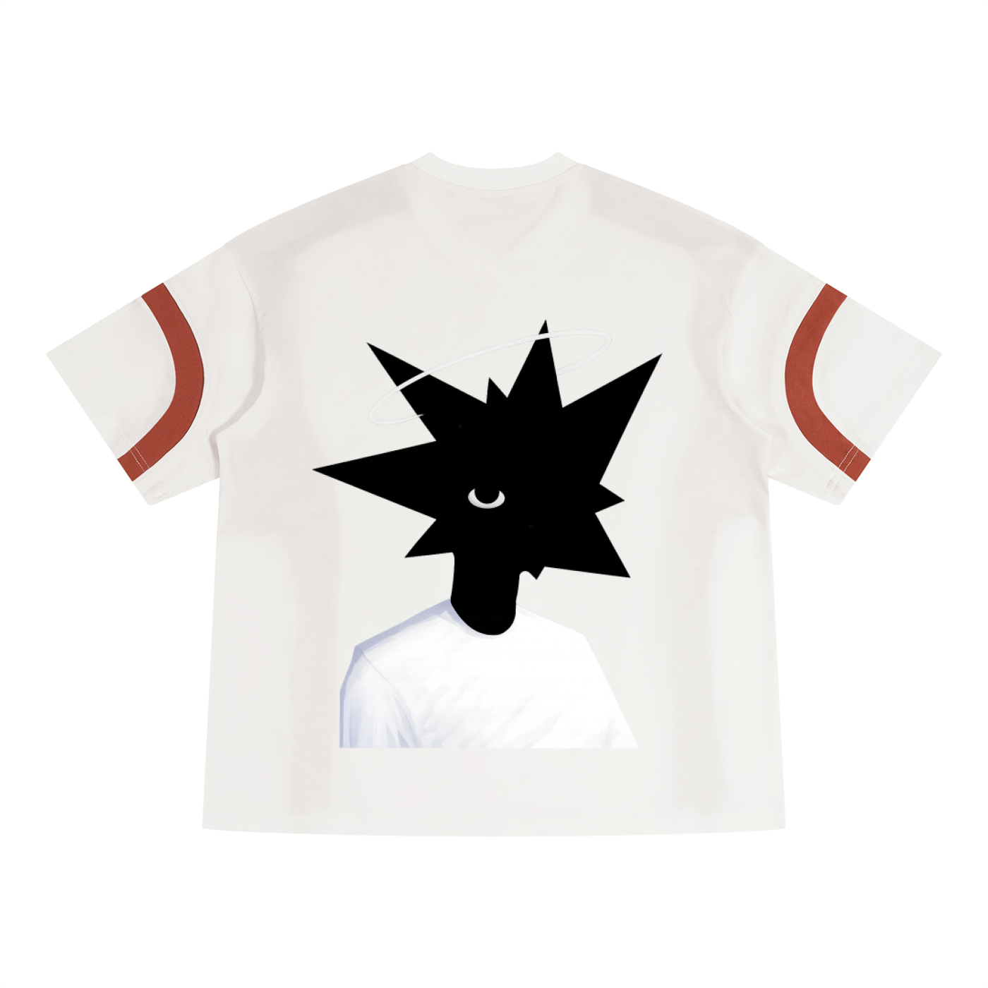 Unisex Color Block V-Neck T-Shirt