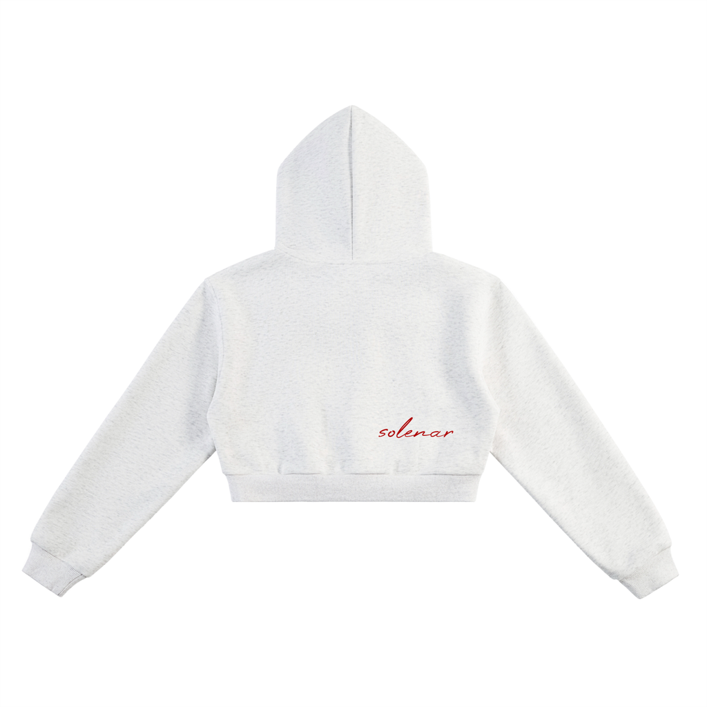 Woman Essential Cropped Hoodie