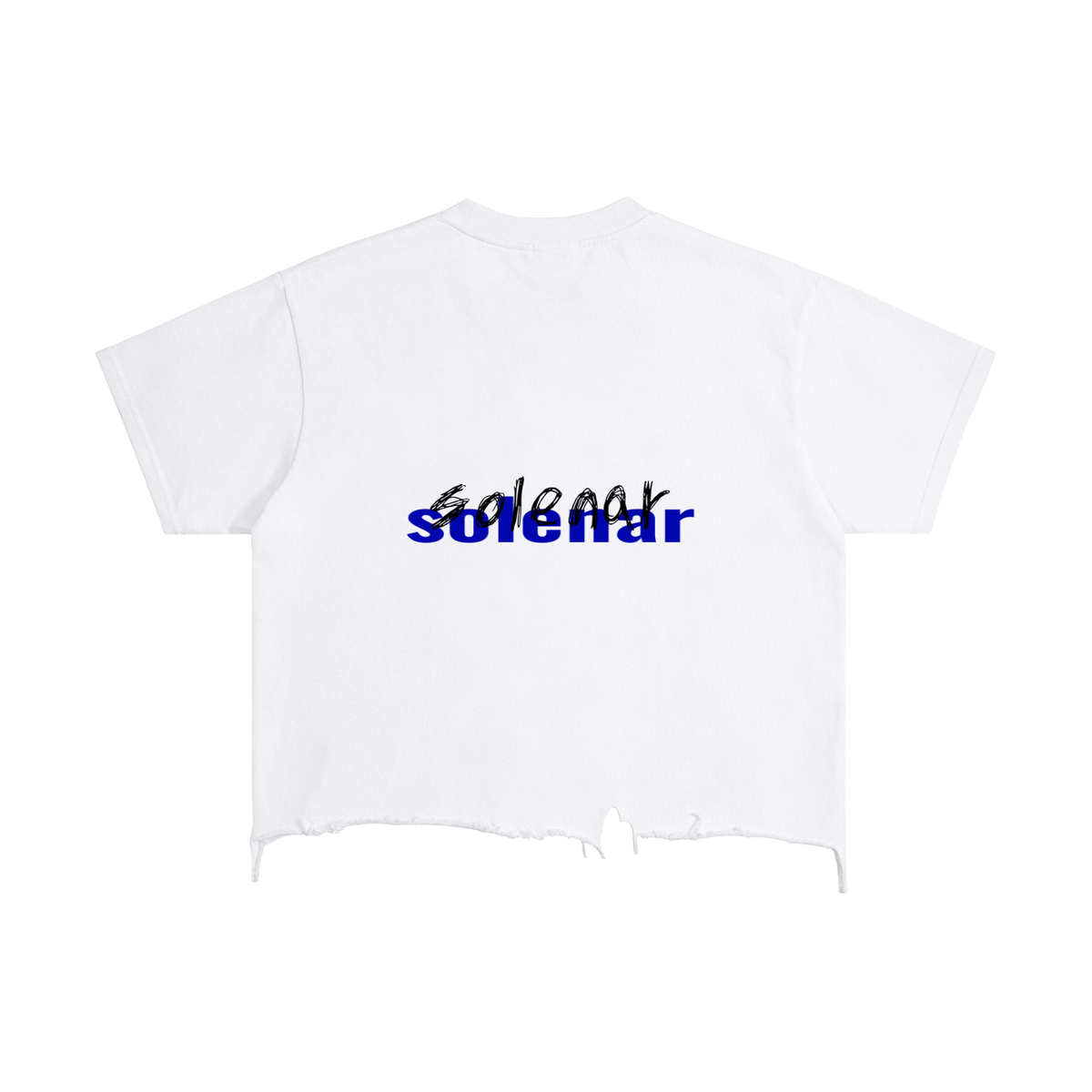 See not to See Distressed Hem T-Shirt