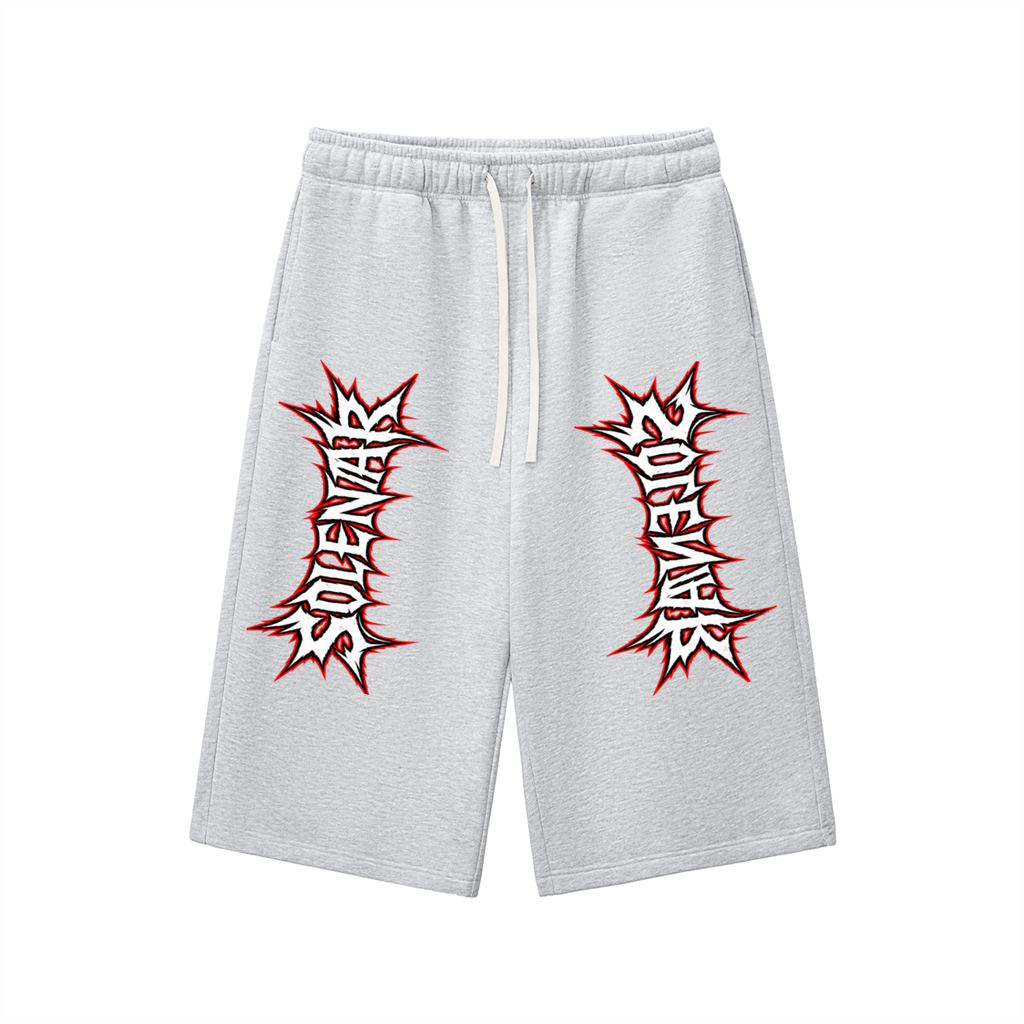 Relaxed Drawstring Three-quarter Sweatpants