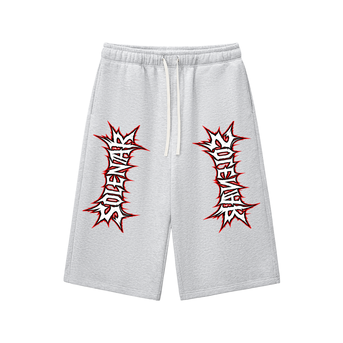 Relaxed Drawstring Three-quarter Sweatpants