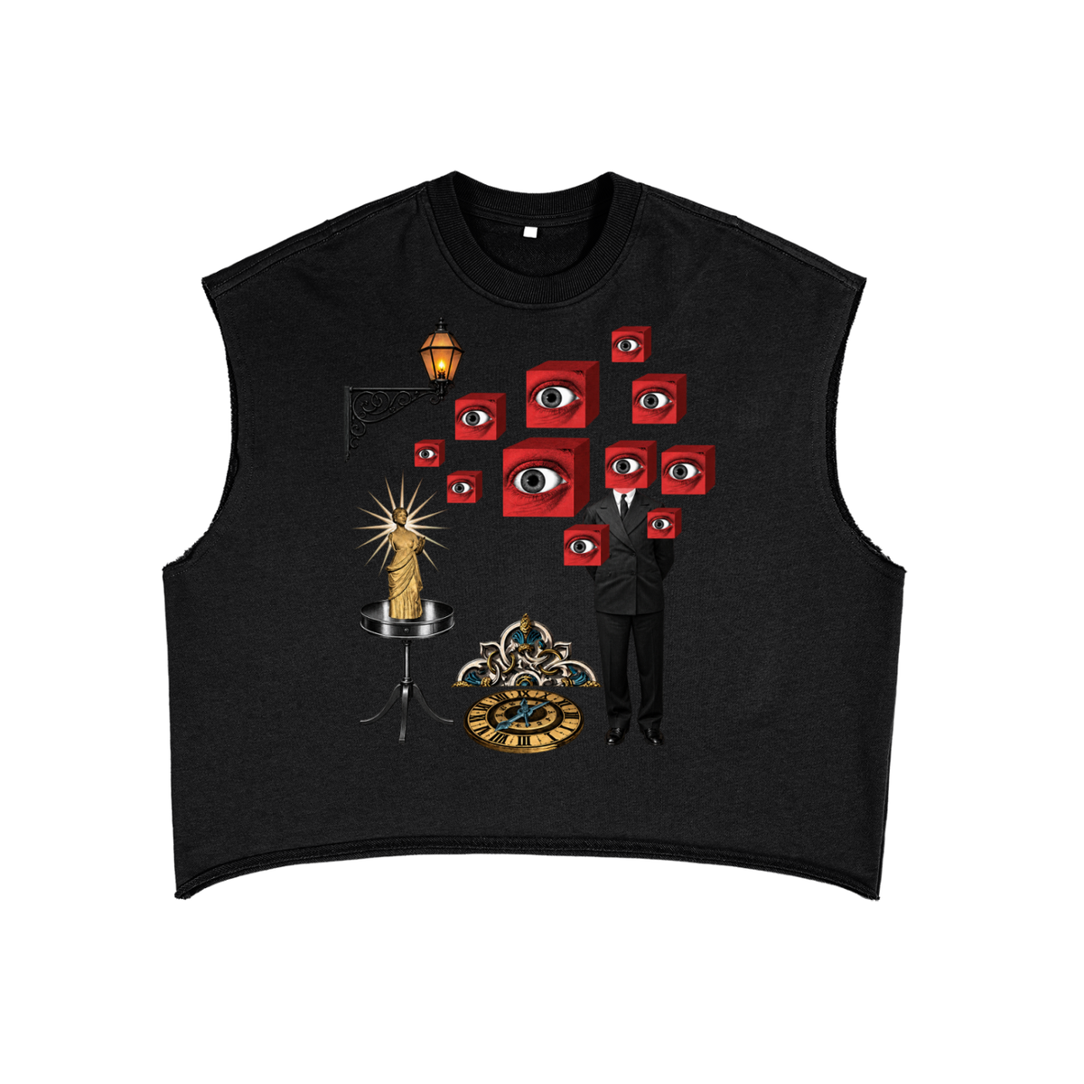 to many eyes boxy tank top