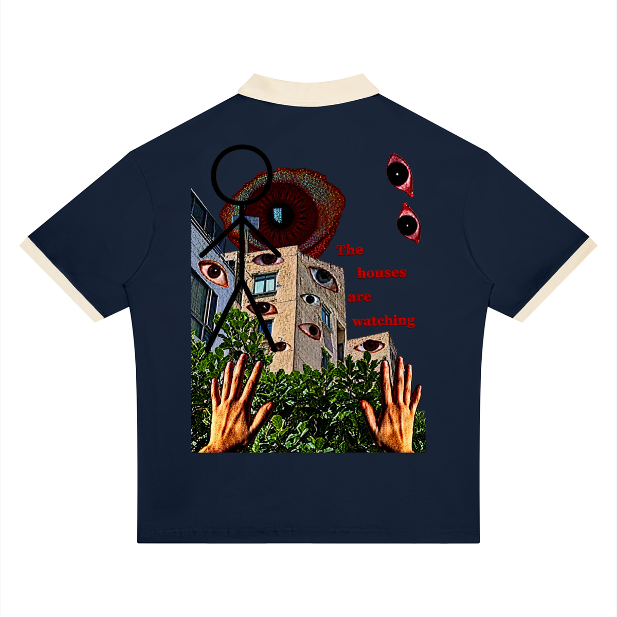hello there Block Polo Shirt