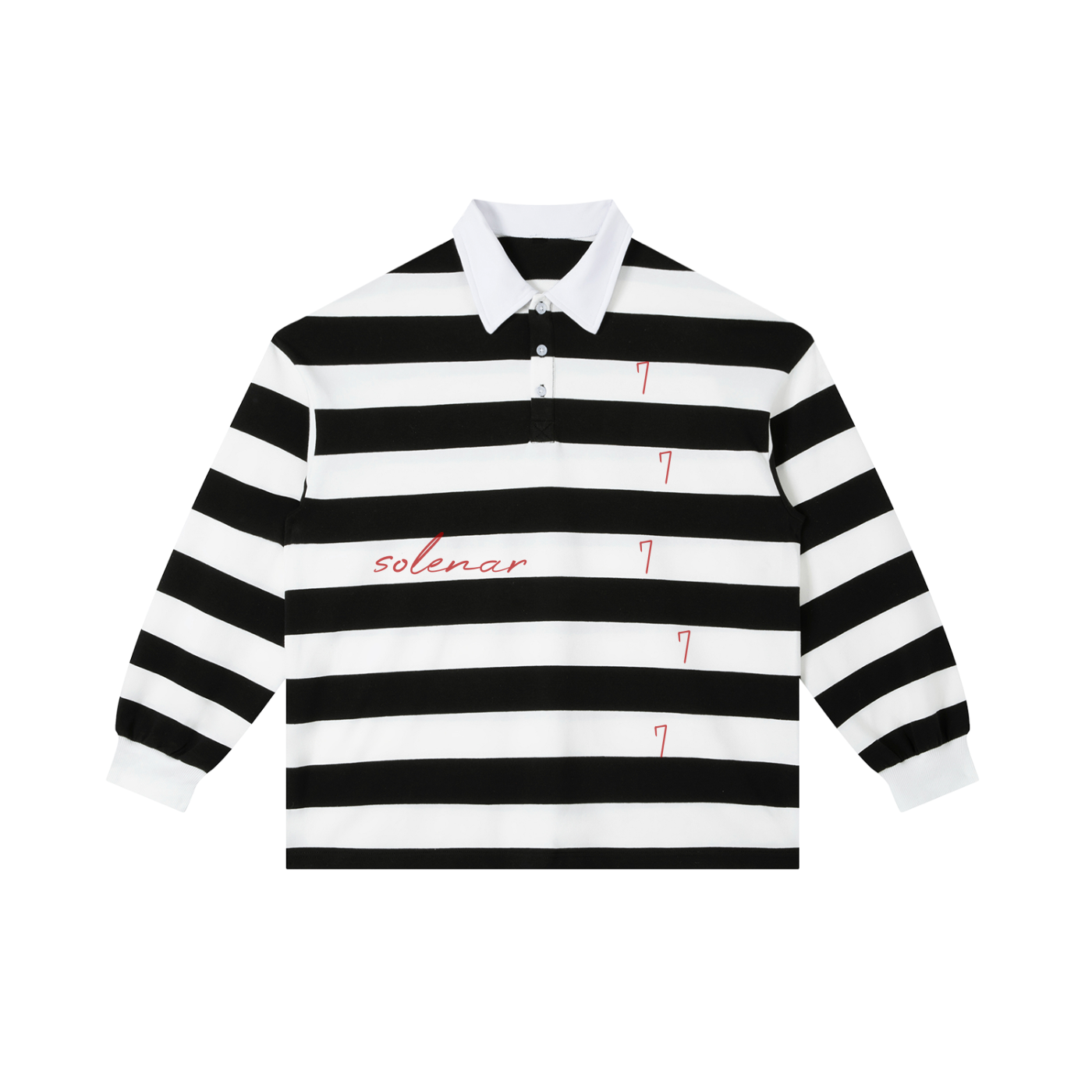 Color Block Stripe Polo Shirt