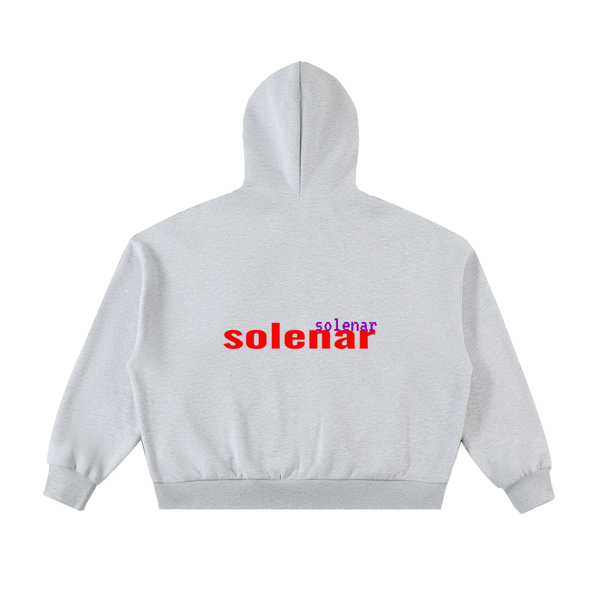 EYE Fleeced Full-Zip Boxy Hoodie