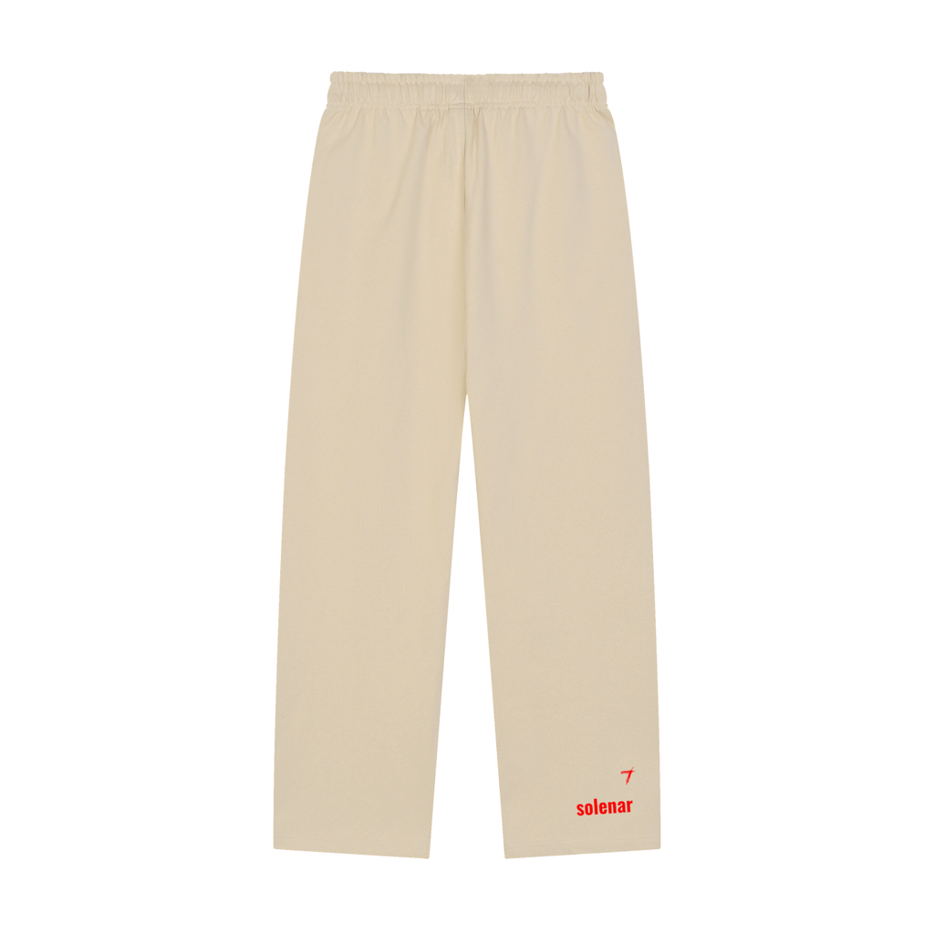 Ankh Solid Color Straight-Leg Sweatpants