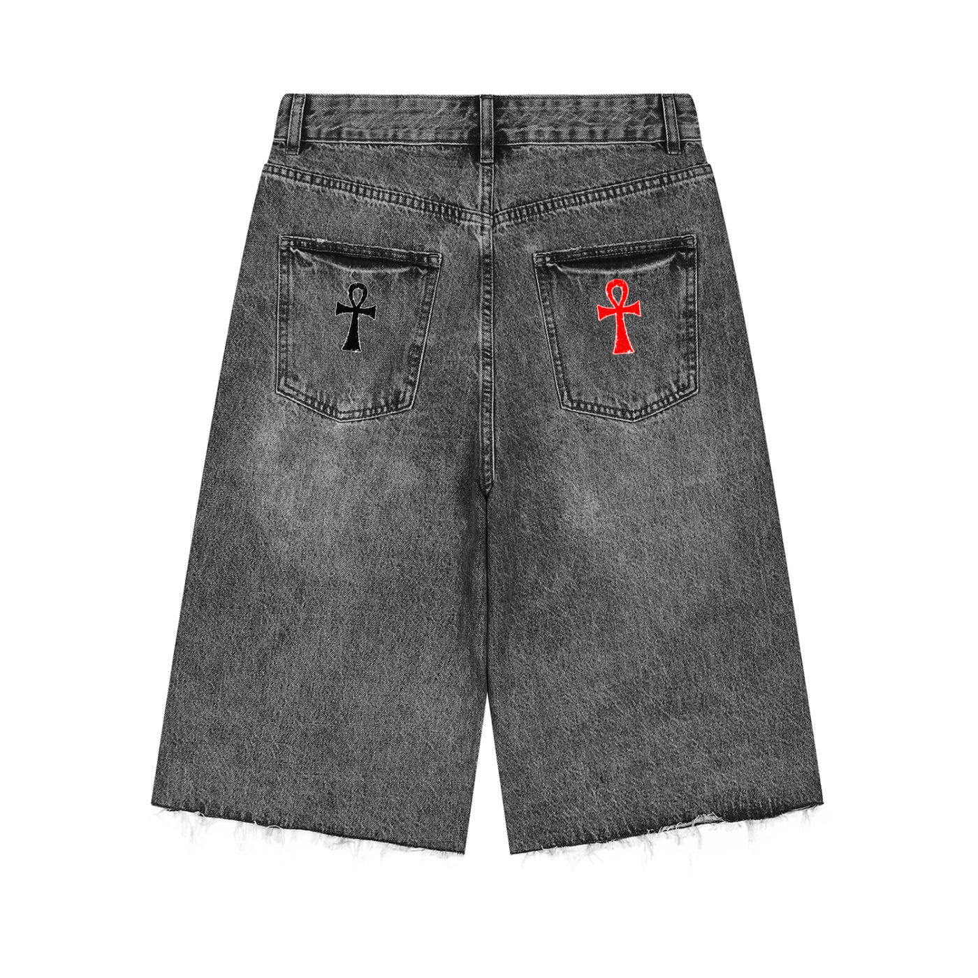 Men’s Vintage Wide Leg Denim Shorts