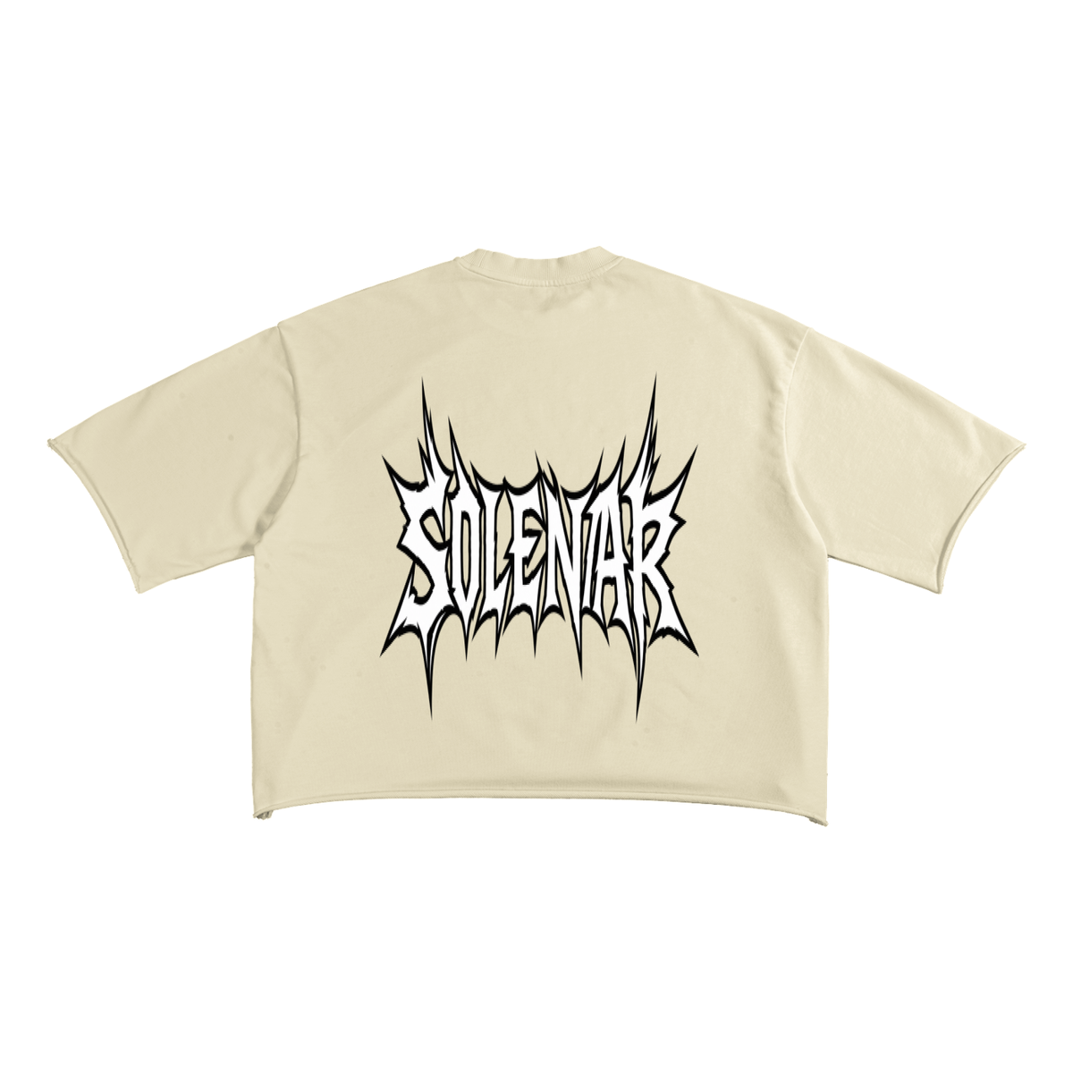 French Terry Raw Edge T-Shirt