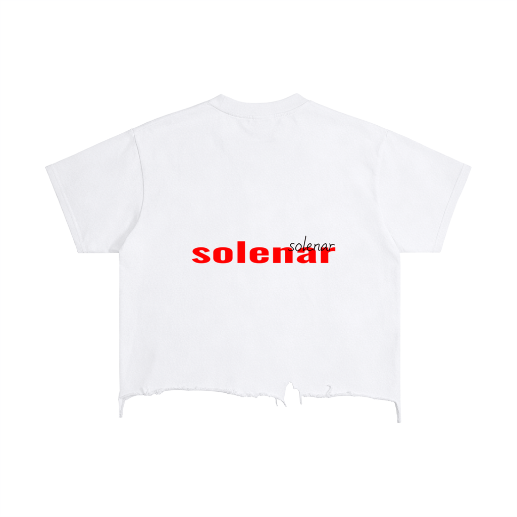 Hidden Distressed Hem T-Shirt
