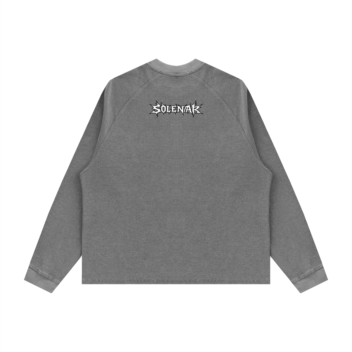 Unisex Vintage Wash Boxy  Waffle T-Shirt