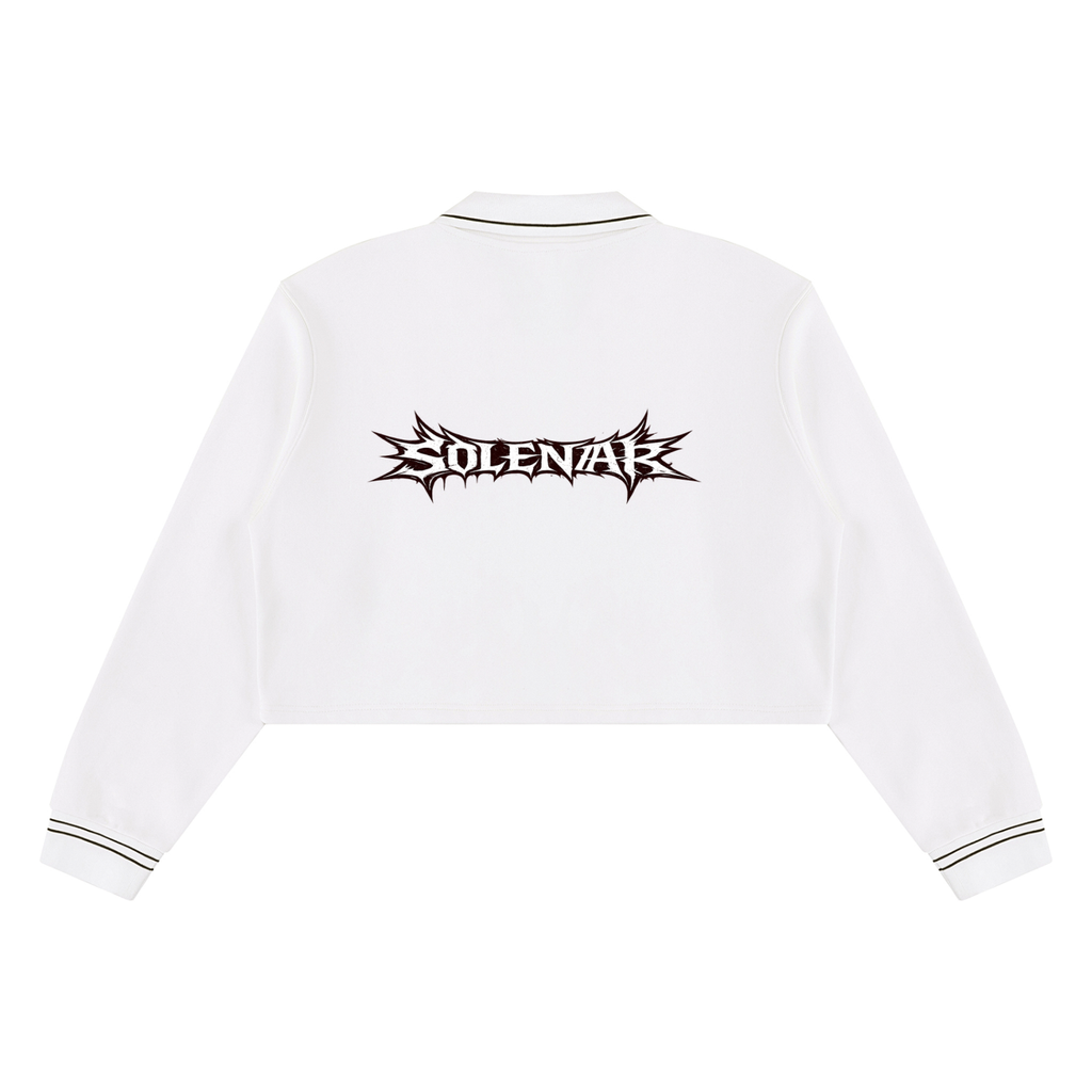 Women’s Crop Collared Sweatshirt