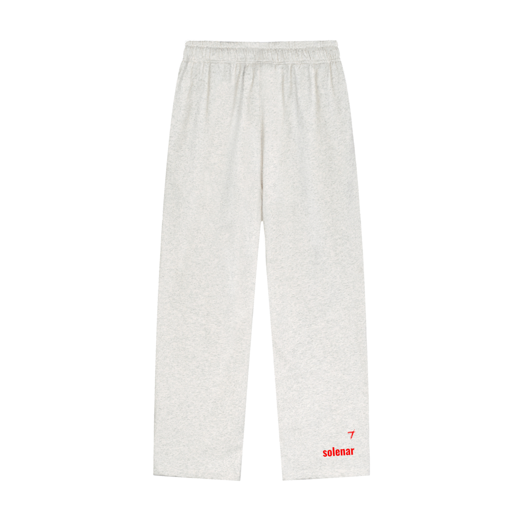 Ankh Solid Color Straight-Leg Sweatpants