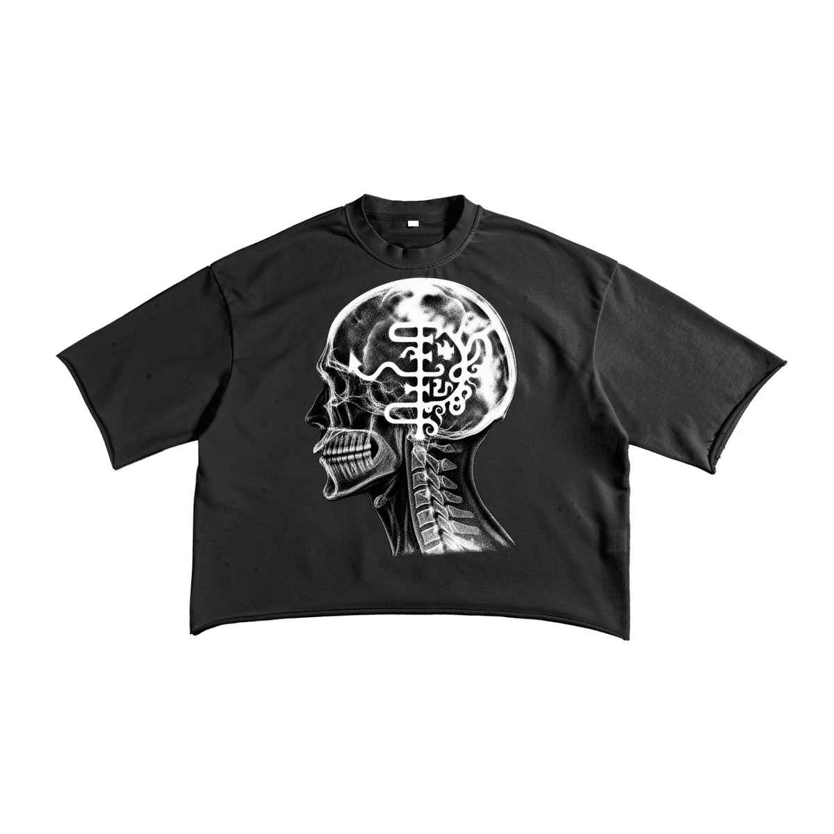 French Terry Raw Edge T-Shirt
