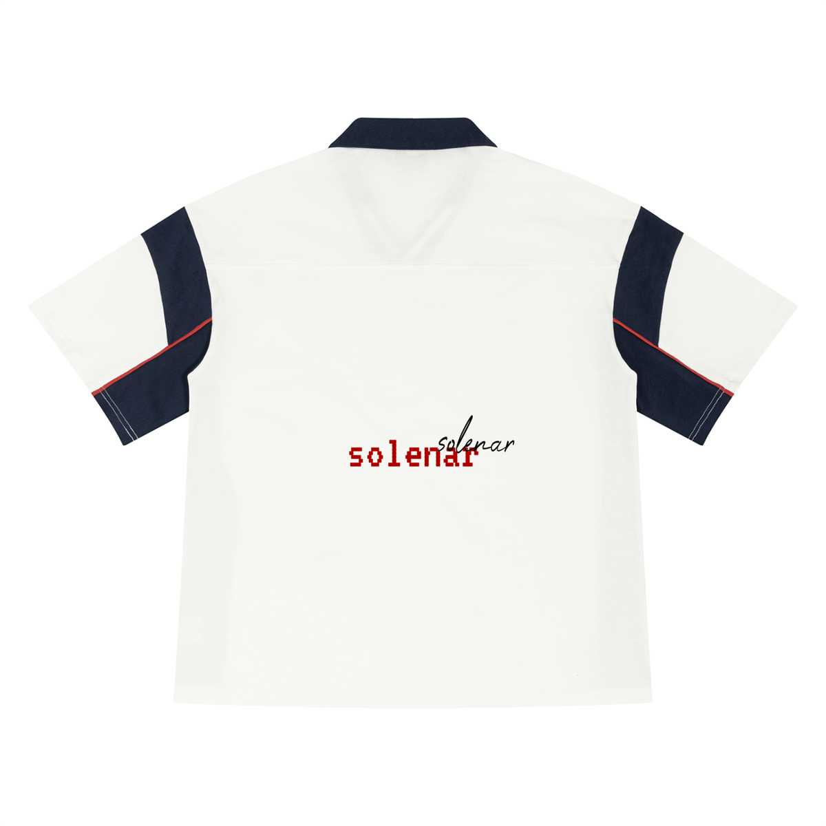 Unisex Boxy Color Block Polo Shirt