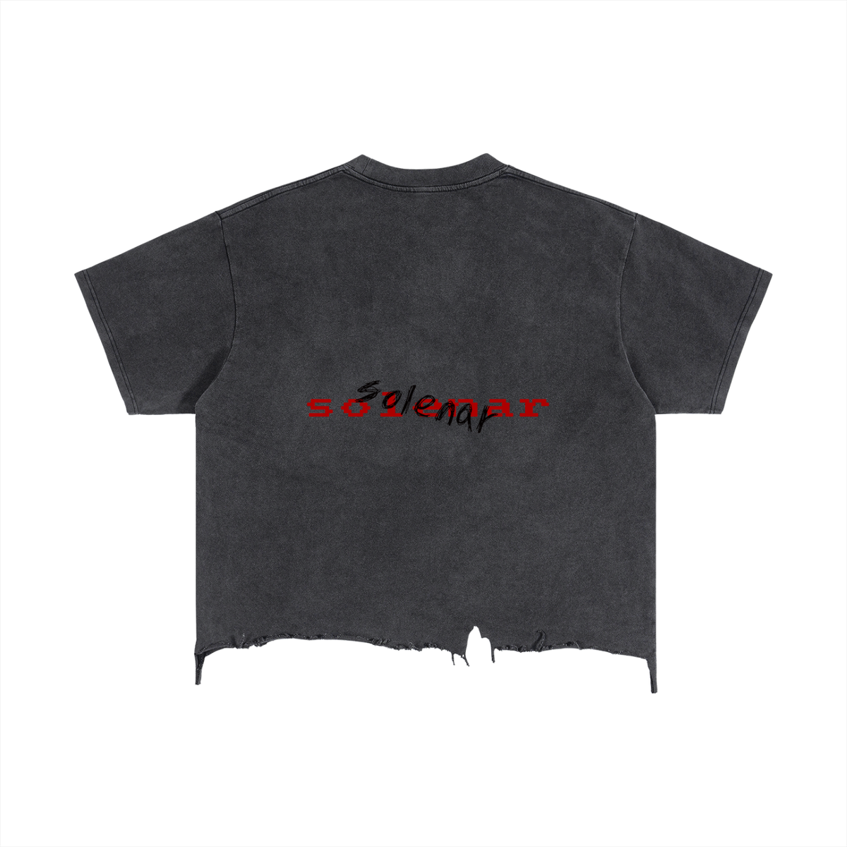 Hermit Distressed Hem T-Shirt