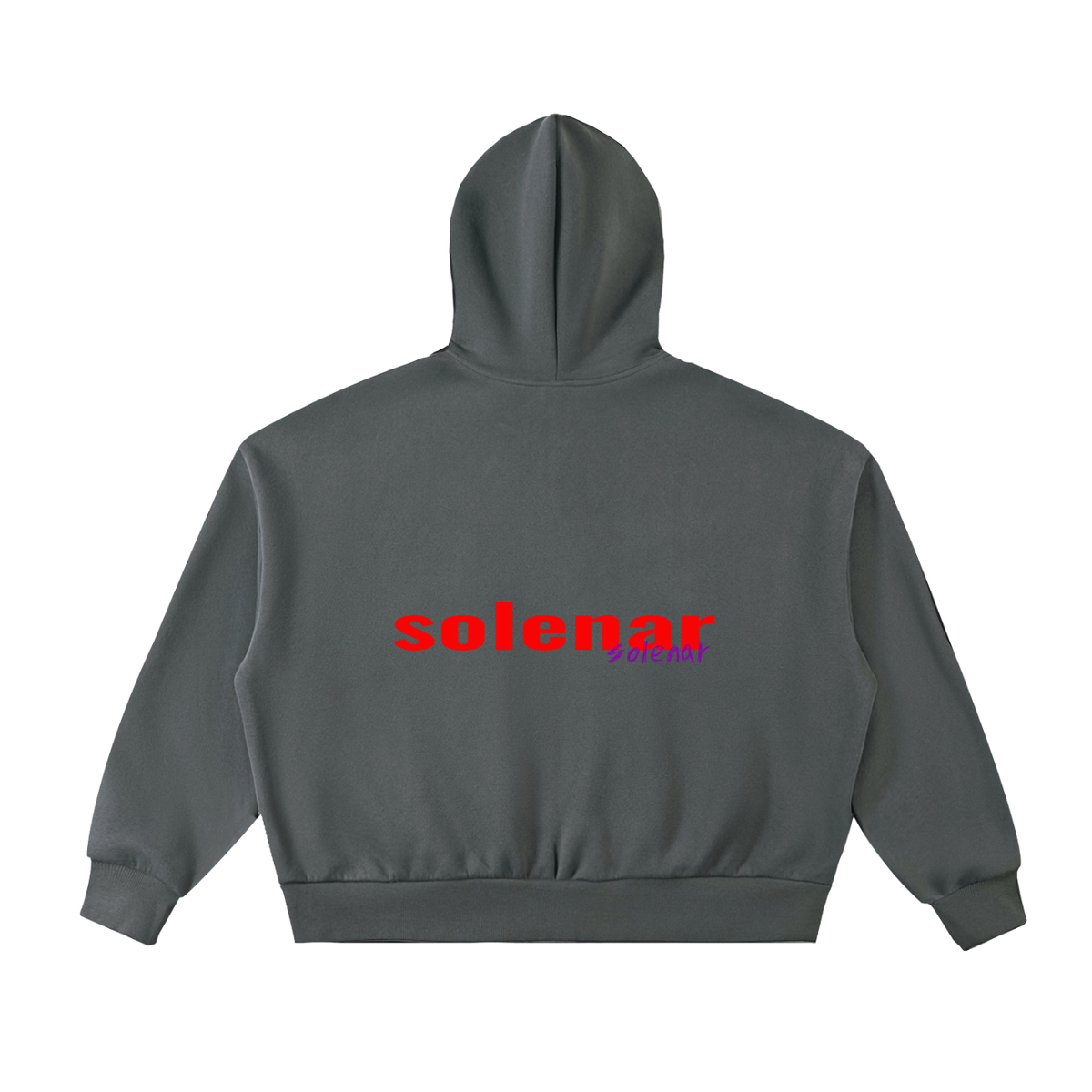 Ankh Fleeced Full-Zip Boxy Hoodie