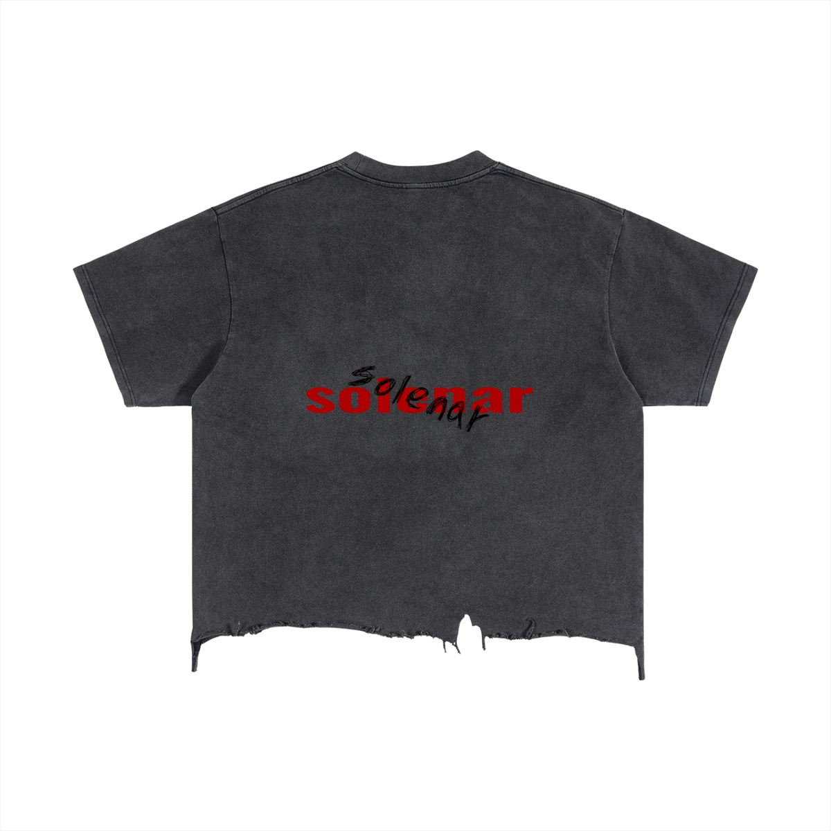 I AM Fire Distressed Hem T-Shirt