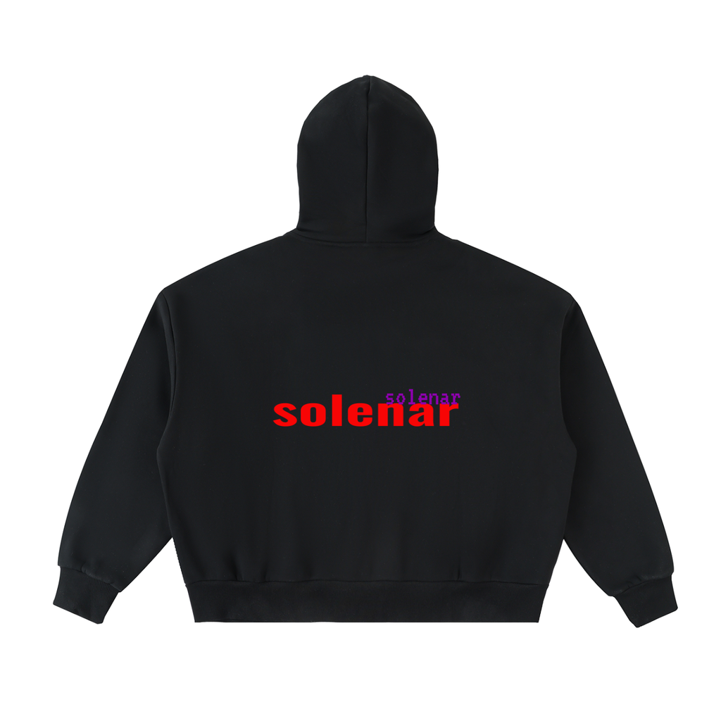 EYE Fleeced Full-Zip Boxy Hoodie